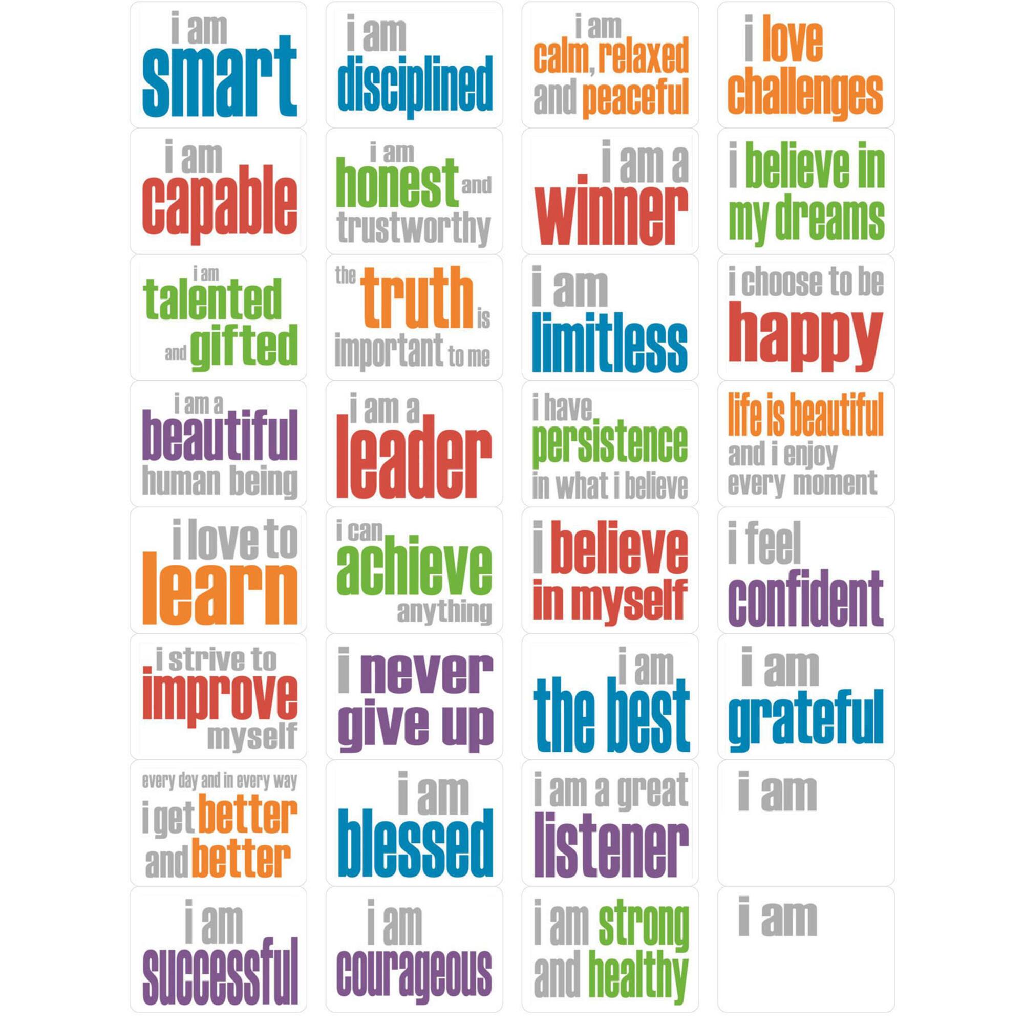Inspired Minds Say it! Think it! Live it! Incentive Stickers, Pack of 160